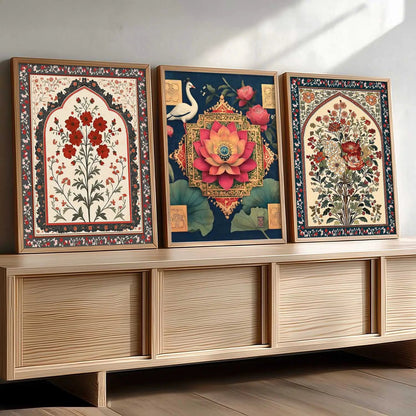 Traditional Wall  Art Paintings for Living Room - Wall Poster With frames