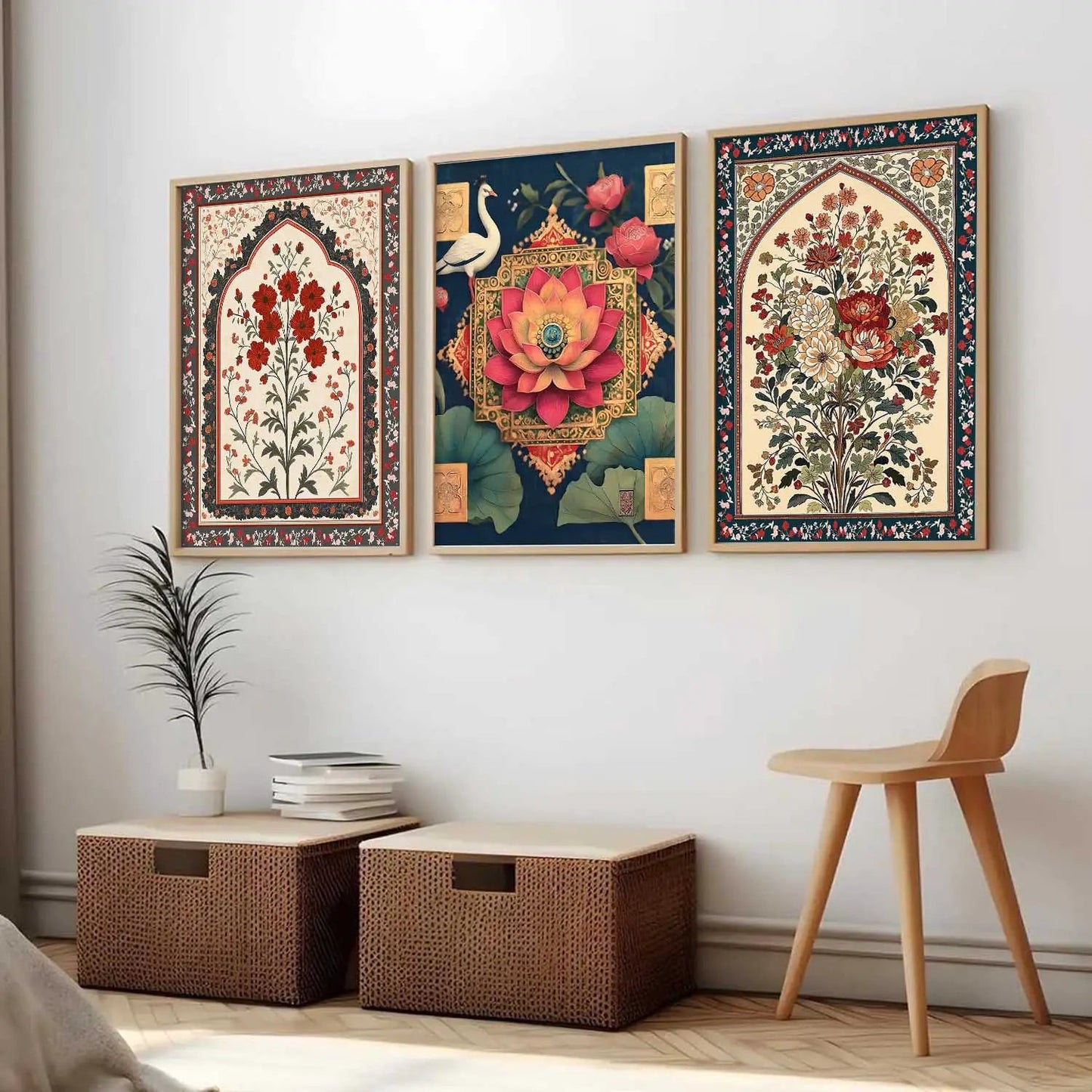 Traditional Wall  Art Paintings for Living Room - Wall Poster With frames