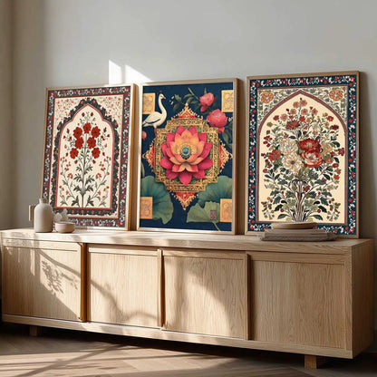 Traditional Wall  Art Paintings for Living Room - Wall Poster With frames