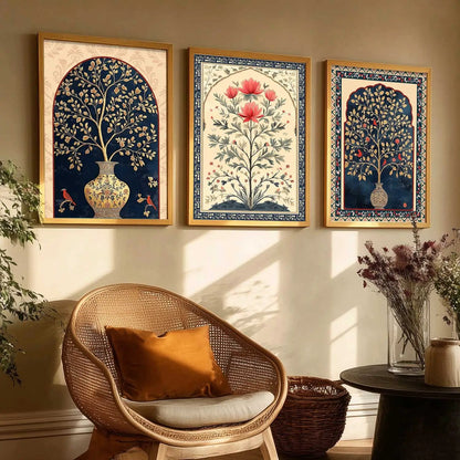 Traditional  Wall  Art  Paintings for Living Room - Wall Poster With frames