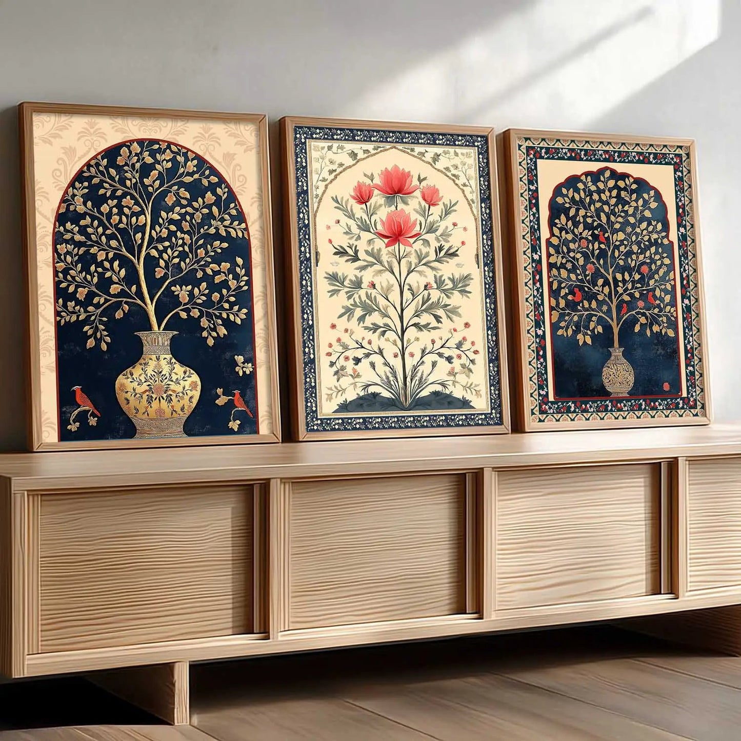 Traditional  Wall  Art  Paintings for Living Room - Wall Poster With frames