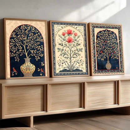 Traditional  Wall  Art  Paintings for Living Room - Wall Poster With frames
