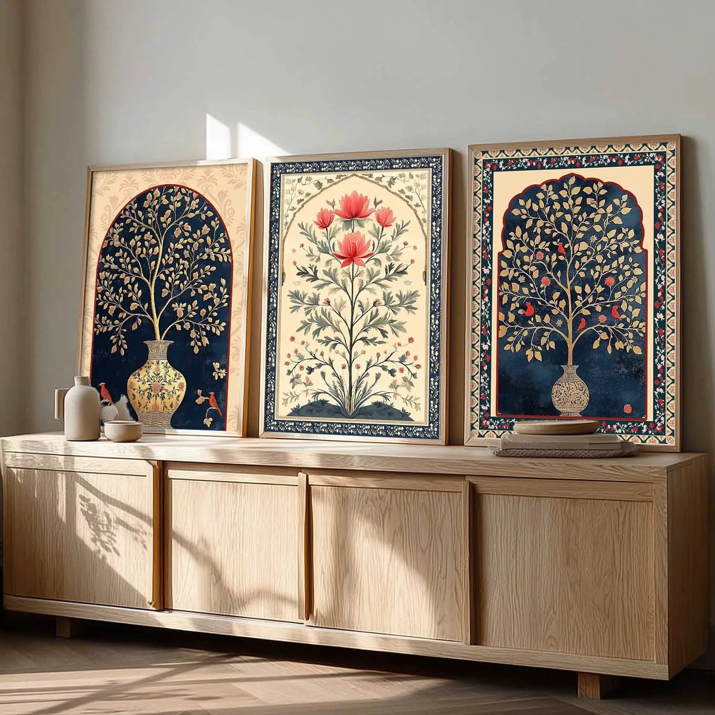 Traditional  Wall  Art  Paintings for Living Room - Wall Poster With frames