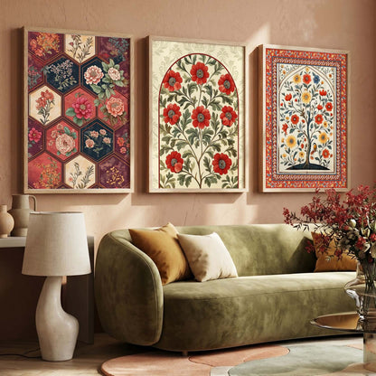Traditional   Wall  Art  Paintings for Living Room - Wall Poster With frames