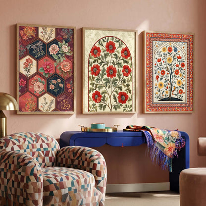 Traditional   Wall  Art  Paintings for Living Room - Wall Poster With frames
