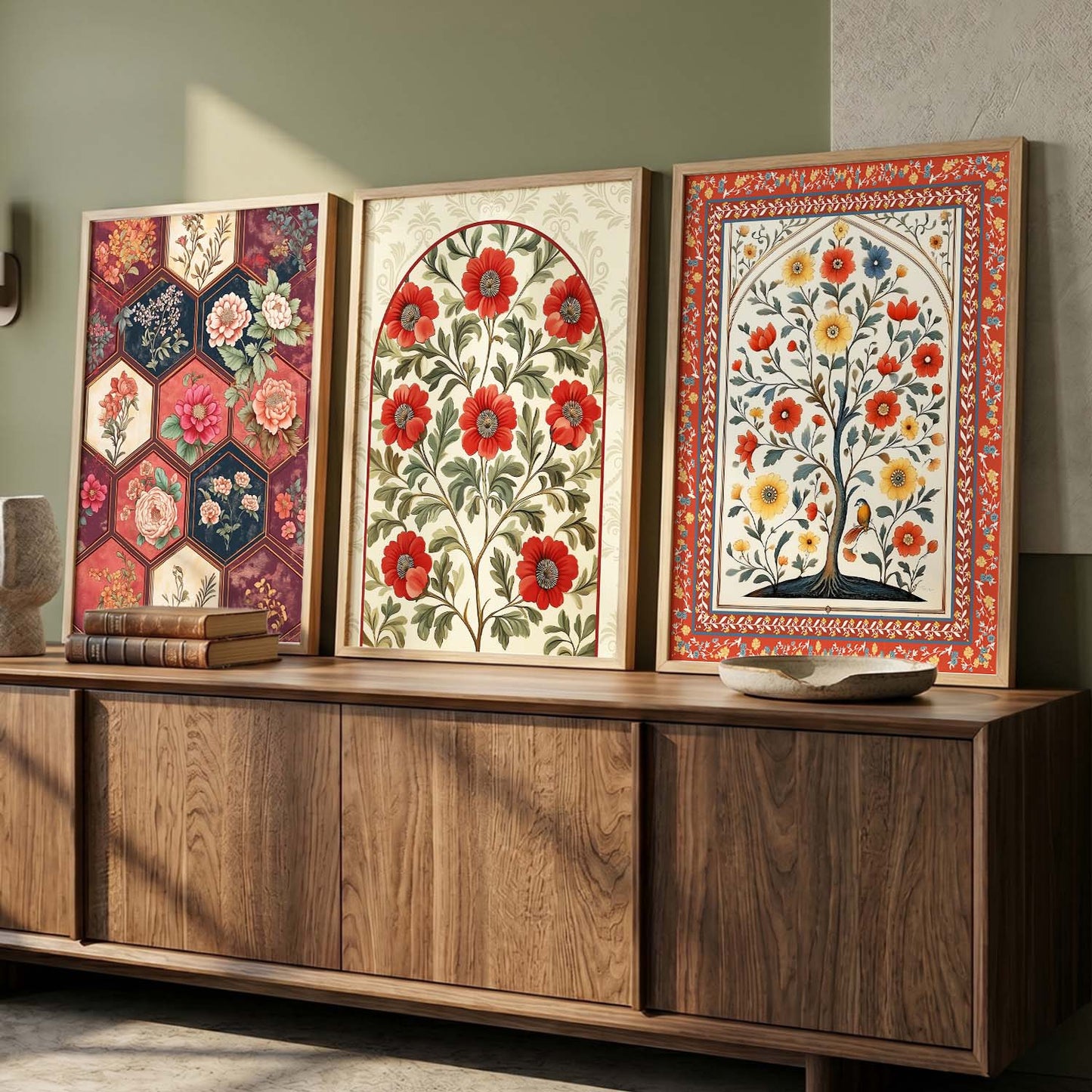 Traditional   Wall  Art  Paintings for Living Room - Wall Poster With frames