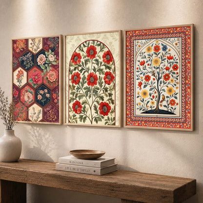 Traditional   Wall  Art  Paintings for Living Room - Wall Poster With frames