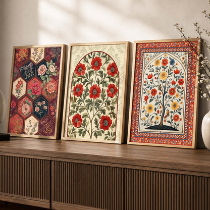 Traditional   Wall  Art  Paintings for Living Room - Wall Poster With frames
