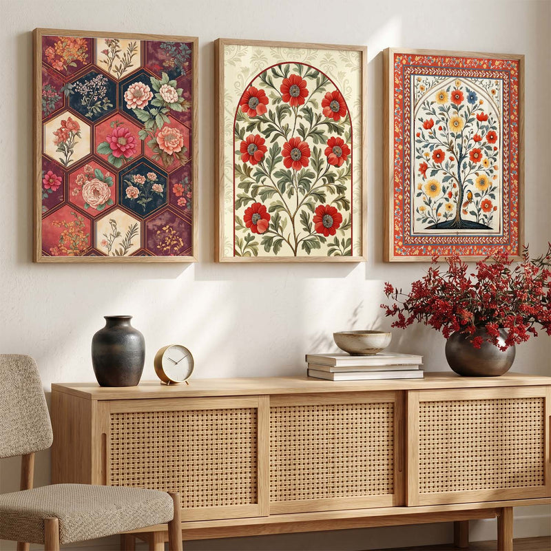 Traditional   Wall  Art  Paintings for Living Room - Wall Poster With frames