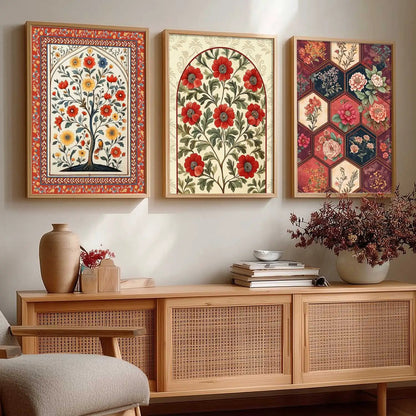 Traditional   Wall  Art  Paintings for Living Room - Wall Poster With frames