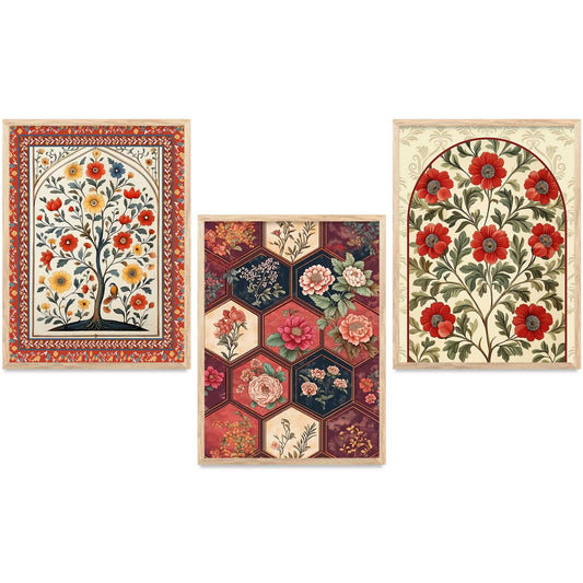 Traditional   Wall  Art  Paintings for Living Room - Wall Poster With frames