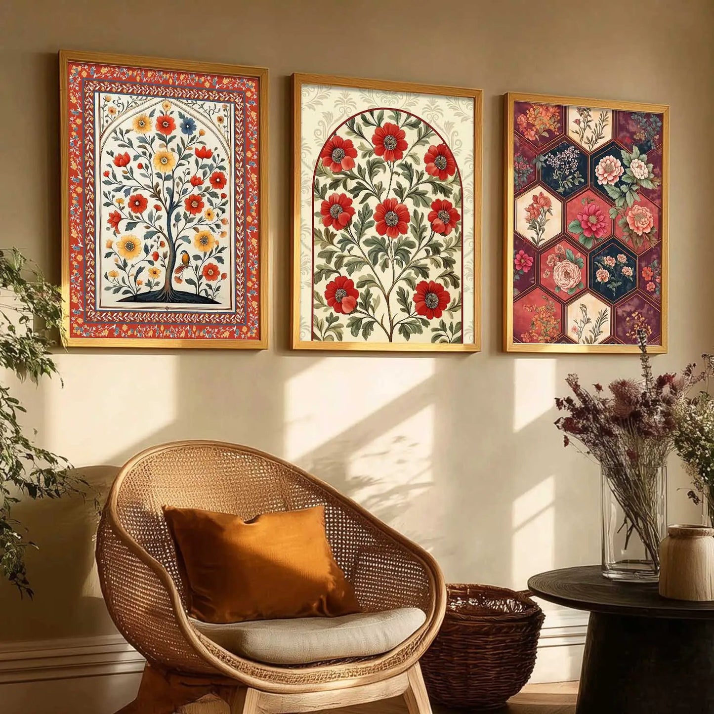 Traditional   Wall  Art  Paintings for Living Room - Wall Poster With frames