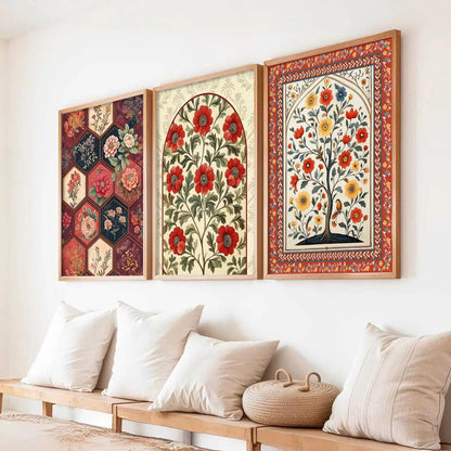 Traditional   Wall  Art  Paintings for Living Room - Wall Poster With frames