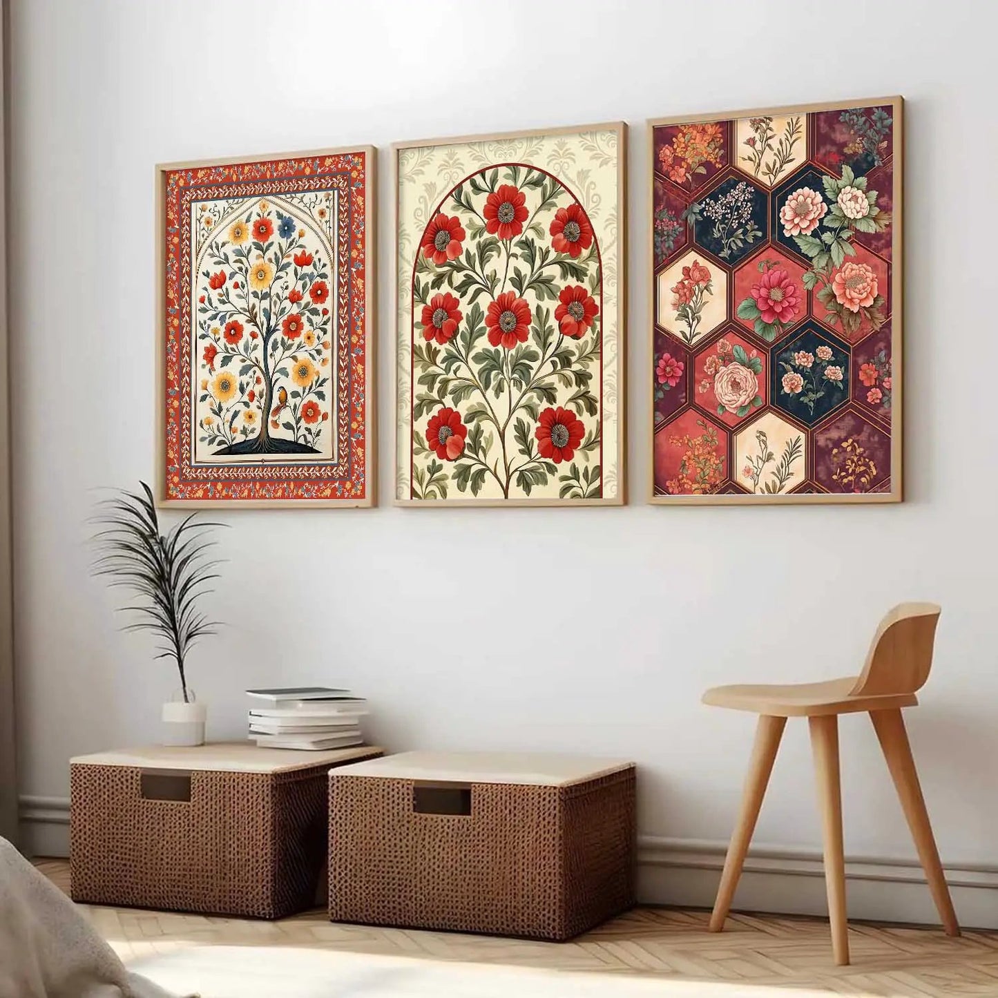 Traditional   Wall  Art  Paintings for Living Room - Wall Poster With frames
