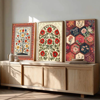 Traditional   Wall  Art  Paintings for Living Room - Wall Poster With frames