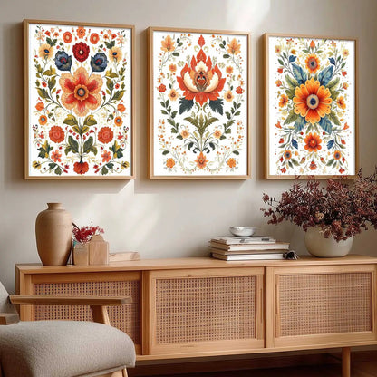 Traditional Wall  Art Paintings for Living Room - Wall Poster With frames