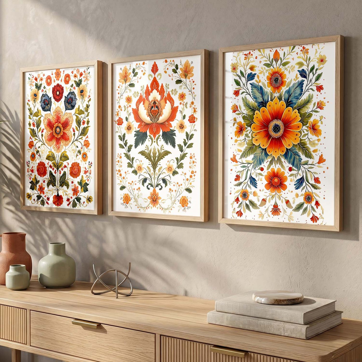 Traditional Wall  Art Paintings for Living Room - Wall Poster With frames