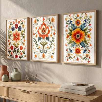 Traditional Wall  Art Paintings for Living Room - Wall Poster With frames