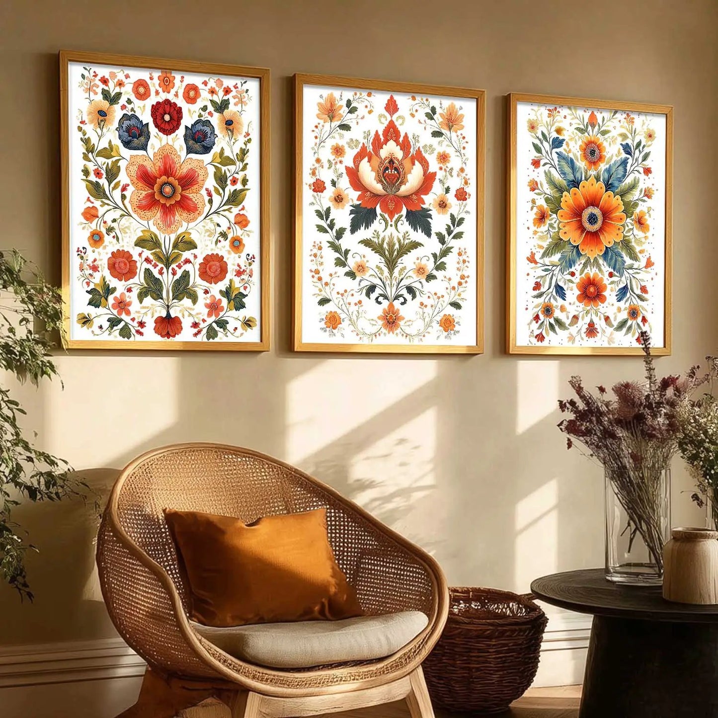 Traditional Wall  Art Paintings for Living Room - Wall Poster With frames