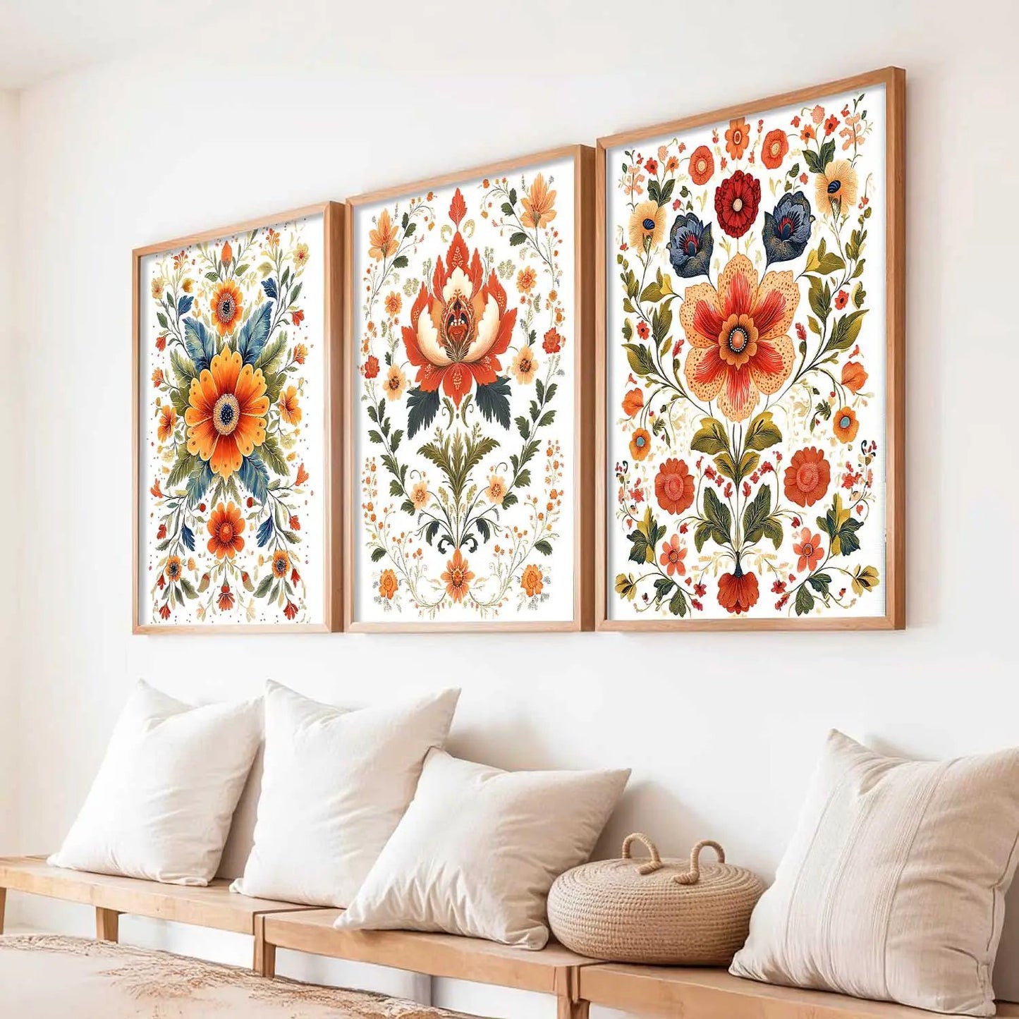 Traditional Wall  Art Paintings for Living Room - Wall Poster With frames