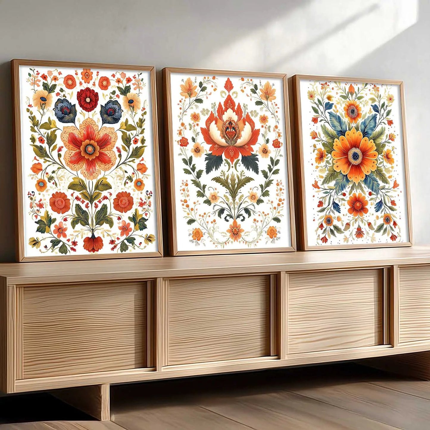 Traditional Wall  Art Paintings for Living Room - Wall Poster With frames