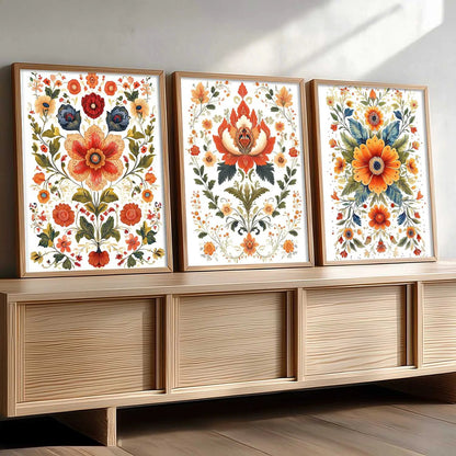 Traditional Wall  Art Paintings for Living Room - Wall Poster With frames
