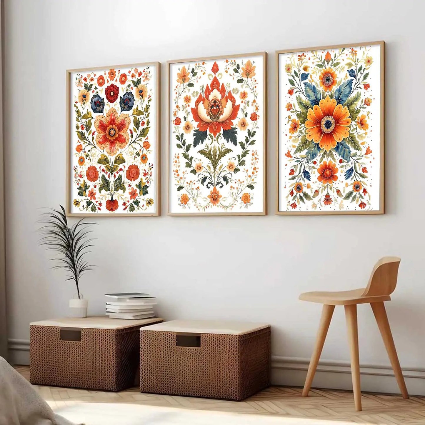 Traditional Wall  Art Paintings for Living Room - Wall Poster With frames