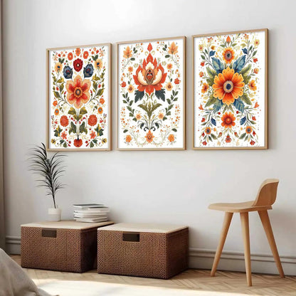 Traditional Wall  Art Paintings for Living Room - Wall Poster With frames