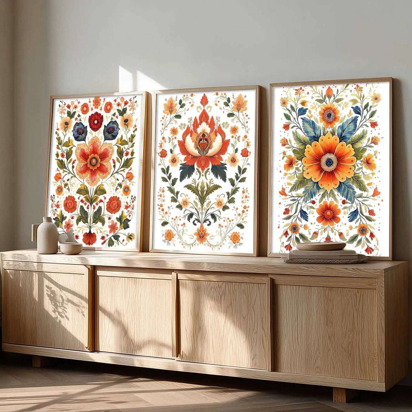 Traditional Wall  Art Paintings for Living Room - Wall Poster With frames