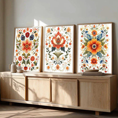 Traditional Wall  Art Paintings for Living Room - Wall Poster With frames