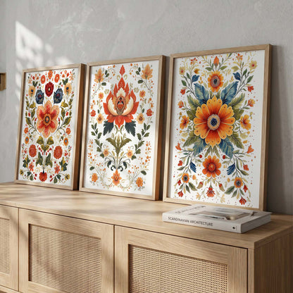 Traditional Wall  Art Paintings for Living Room - Wall Poster With frames