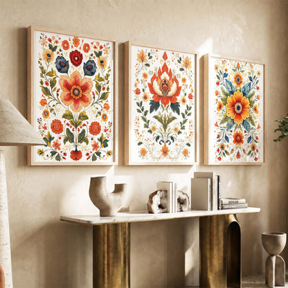 Traditional Wall  Art Paintings for Living Room - Wall Poster With frames