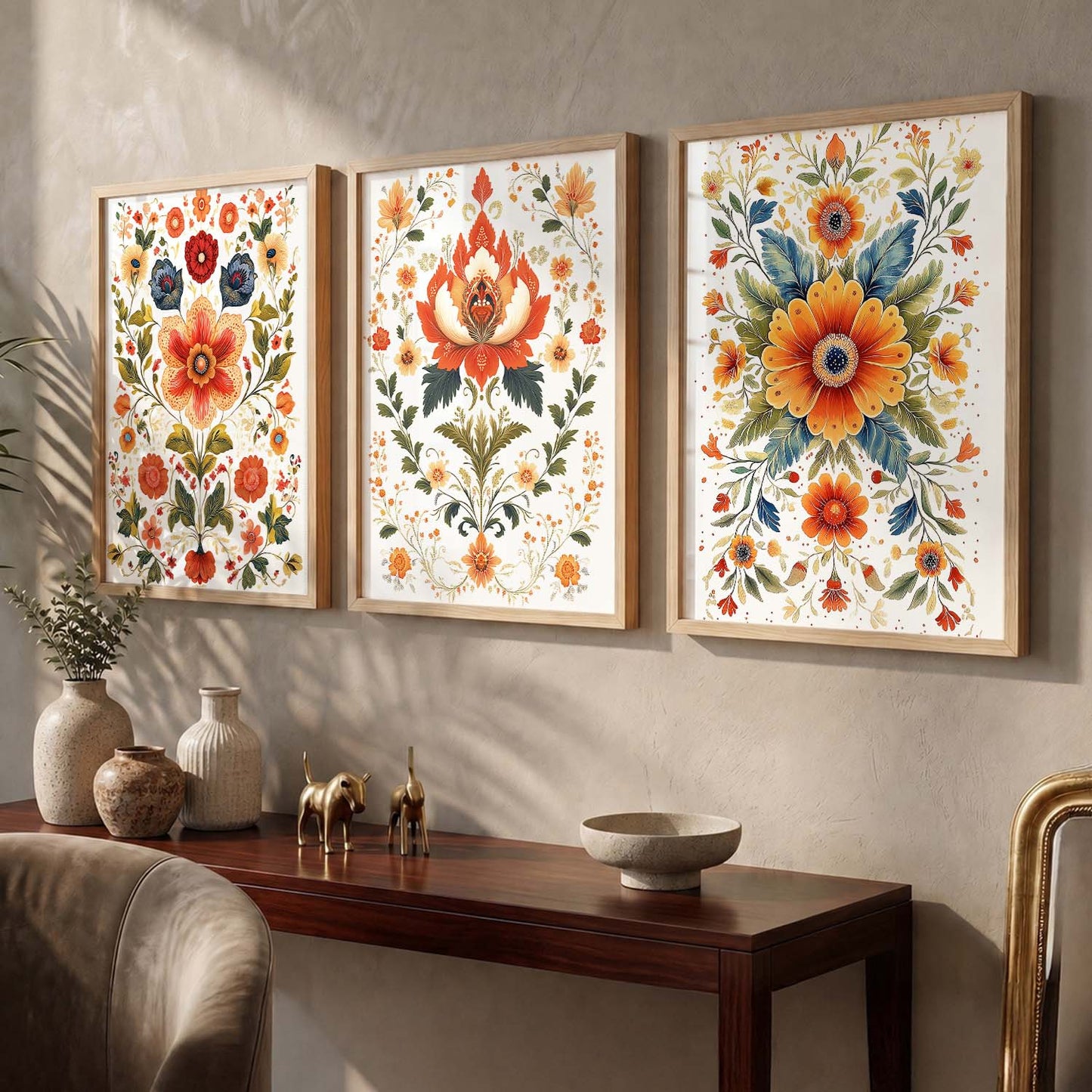 Traditional Wall  Art Paintings for Living Room - Wall Poster With frames