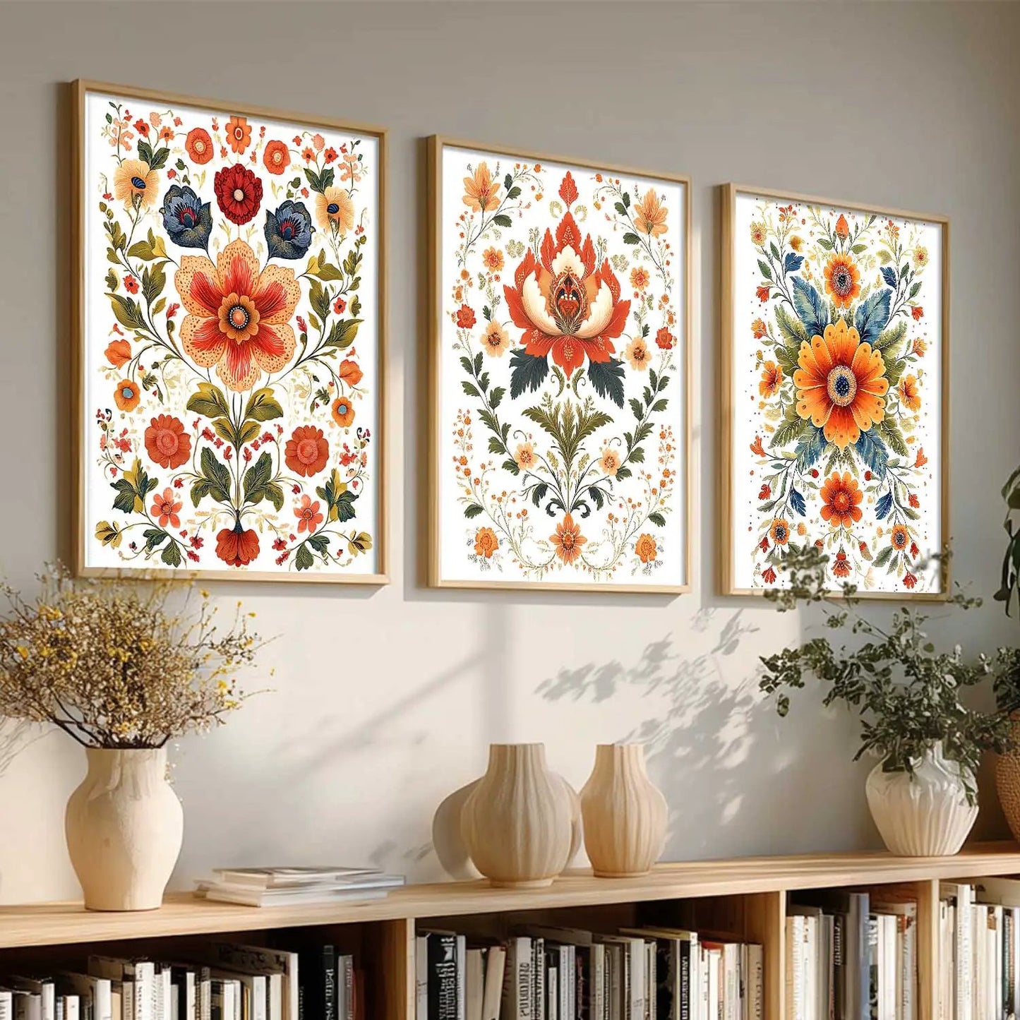 Traditional Wall  Art Paintings for Living Room - Wall Poster With frames