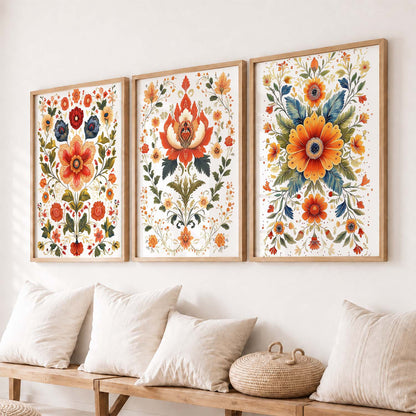 Traditional Wall  Art Paintings for Living Room - Wall Poster With frames