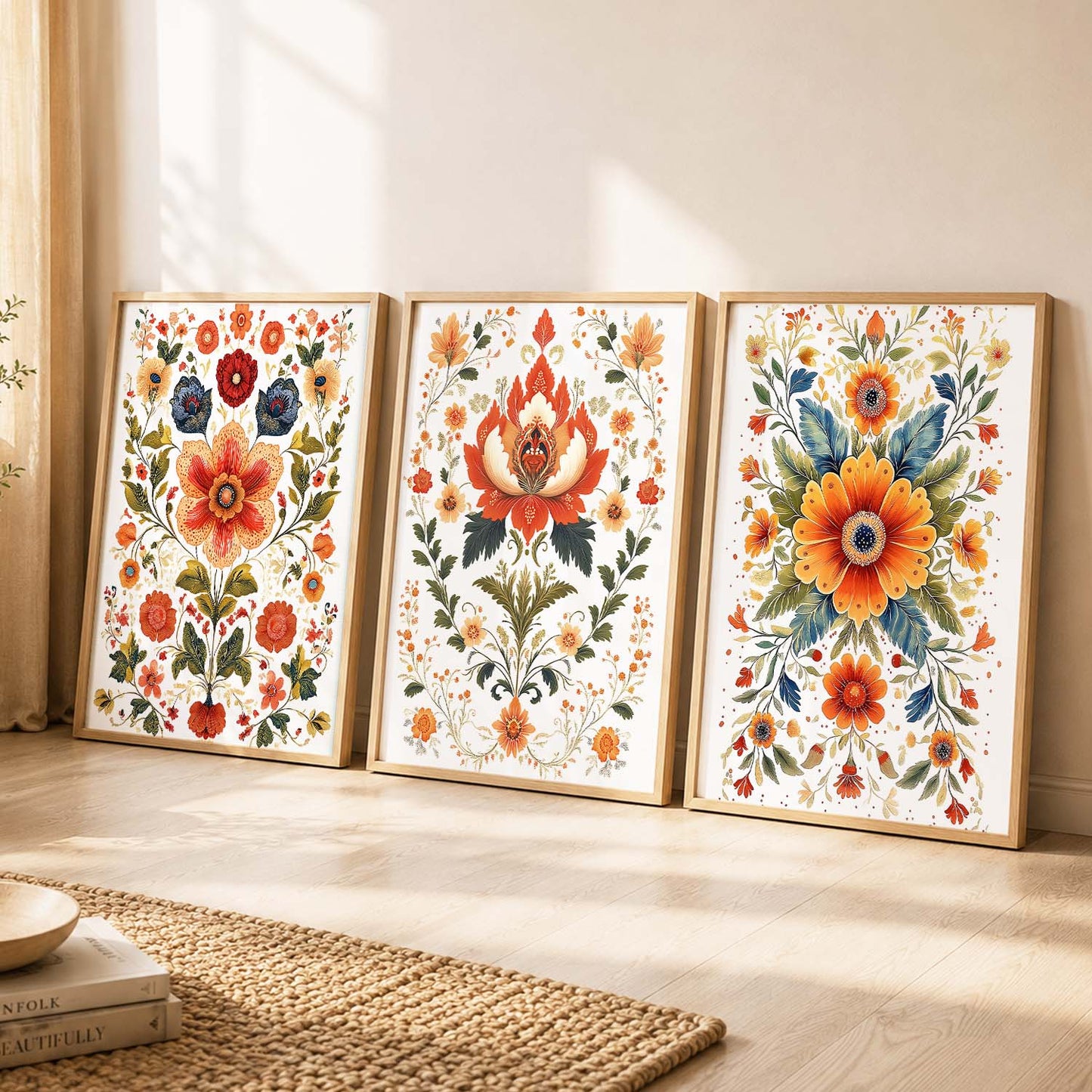 Traditional Wall  Art Paintings for Living Room - Wall Poster With frames