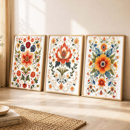 Traditional Wall  Art Paintings for Living Room - Wall Poster With frames