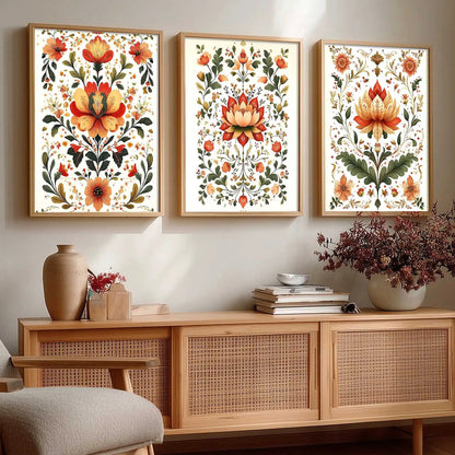 Traditional Wall  Art Paintings for Living Room - Wall Poster With frames