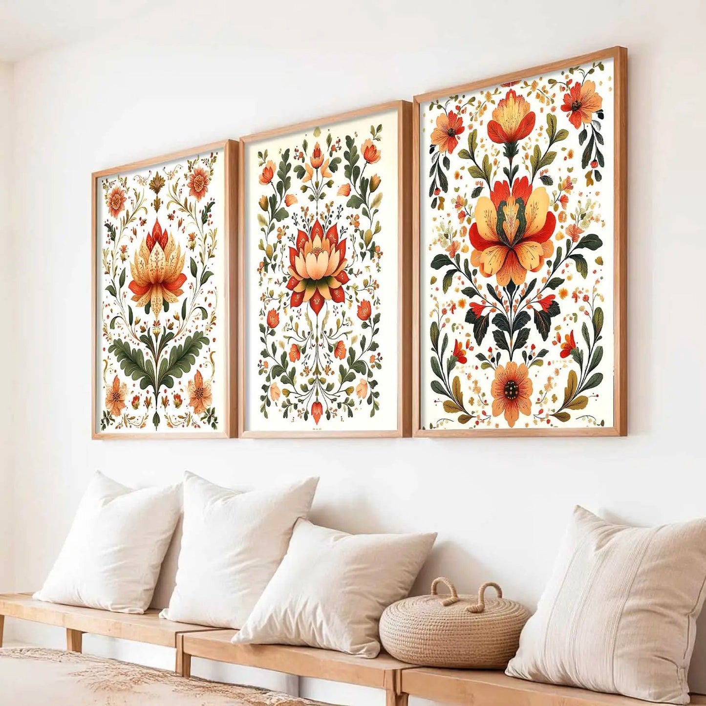 Traditional Wall  Art Paintings for Living Room - Wall Poster With frames