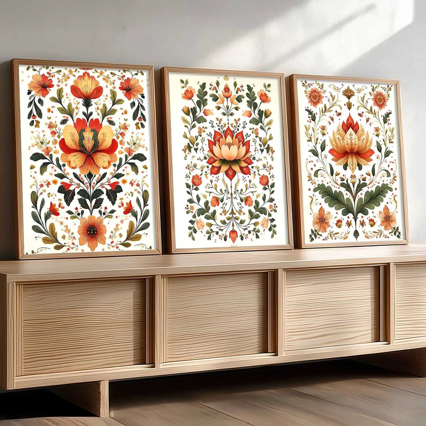 Traditional Wall  Art Paintings for Living Room - Wall Poster With frames
