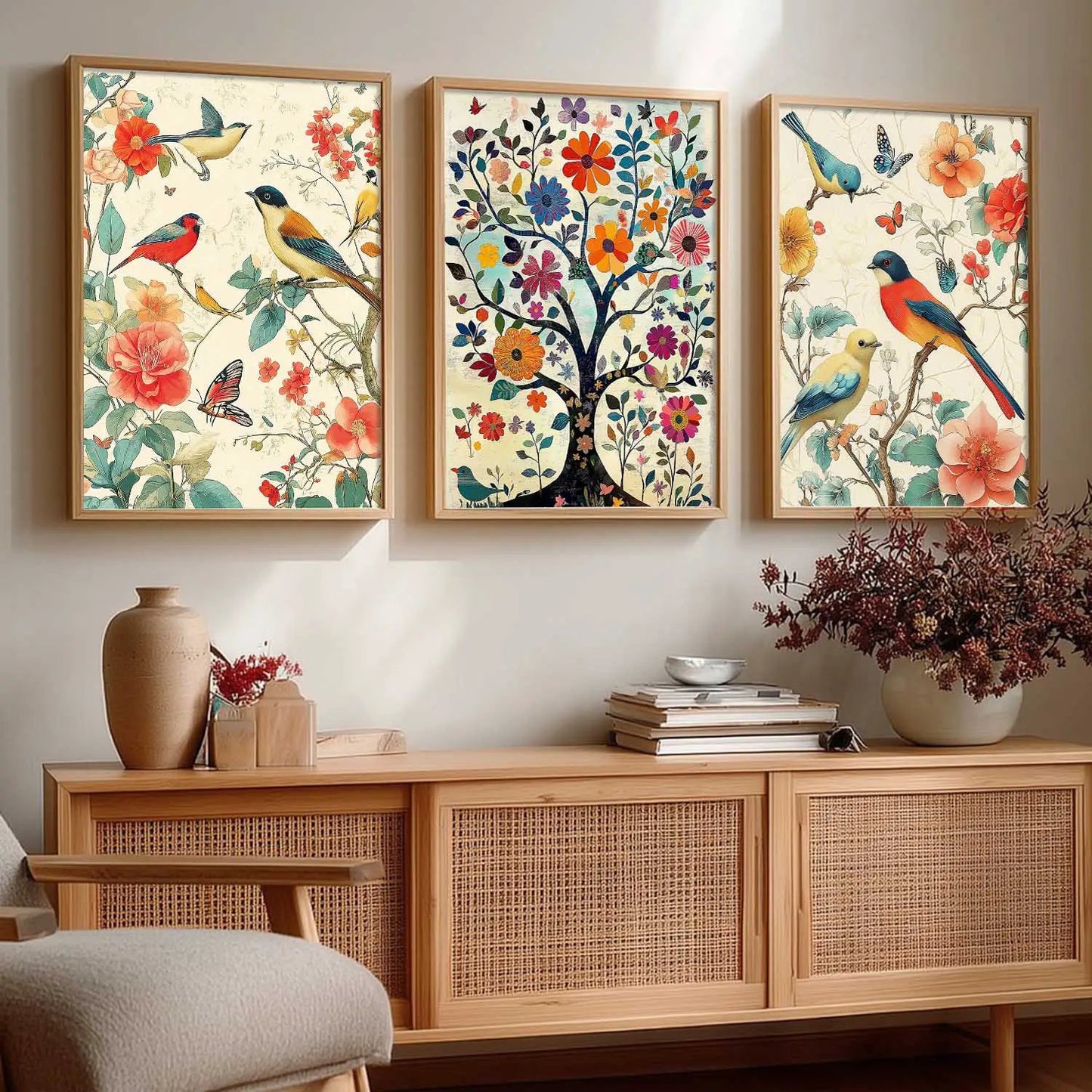 Traditional    Wall  Art  Paintings for Living Room - Wall Poster With frames