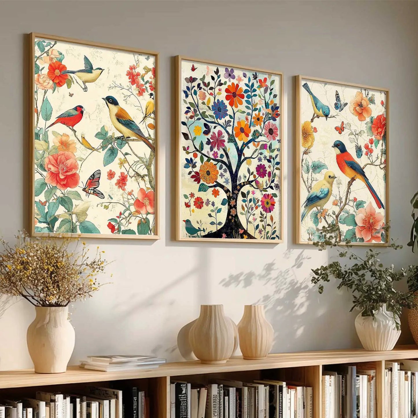 Traditional    Wall  Art  Paintings for Living Room - Wall Poster With frames