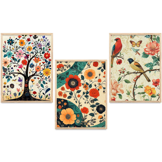 Traditional  Wall  Art  Paintings for Living Room - Wall Poster With frames