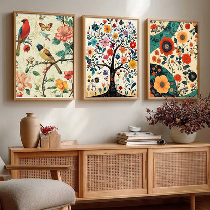 Traditional  Wall  Art  Paintings for Living Room - Wall Poster With frames