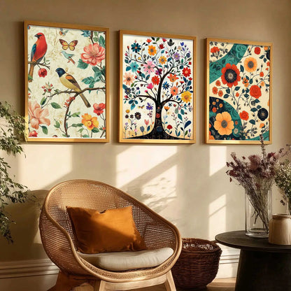 Traditional  Wall  Art  Paintings for Living Room - Wall Poster With frames