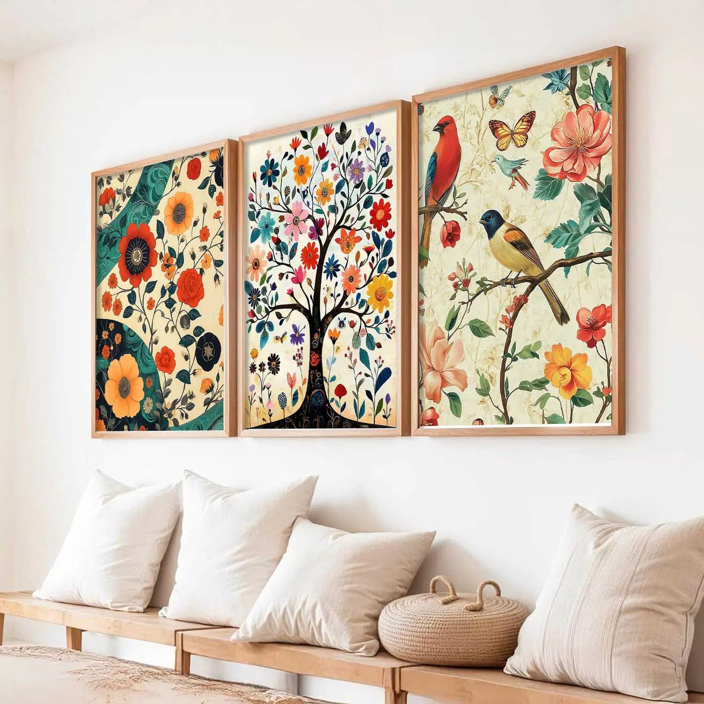 Traditional  Wall  Art  Paintings for Living Room - Wall Poster With frames