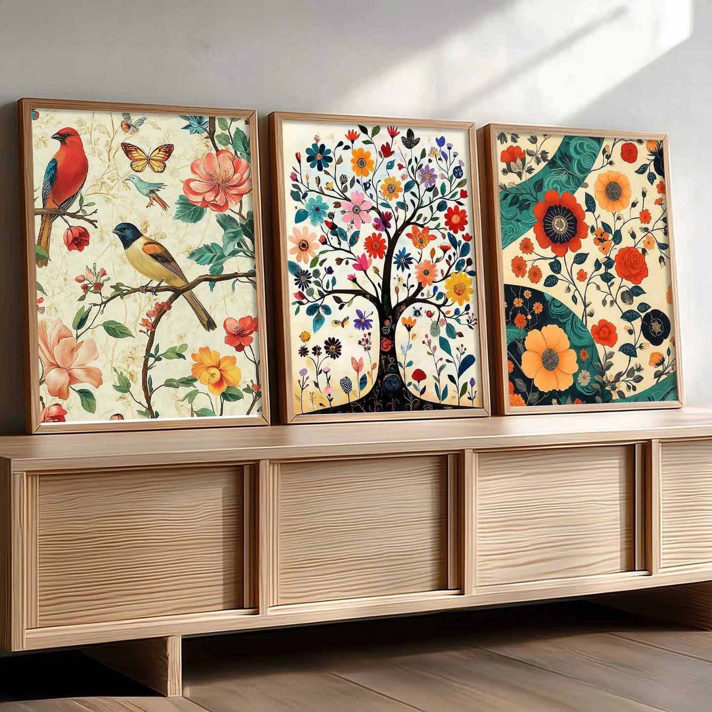 Traditional  Wall  Art  Paintings for Living Room - Wall Poster With frames