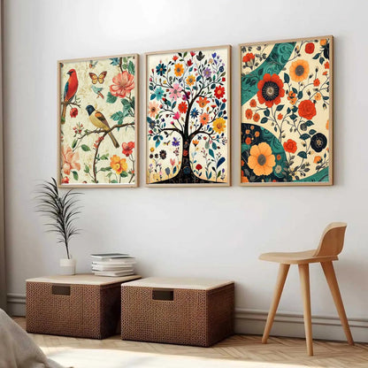 Traditional  Wall  Art  Paintings for Living Room - Wall Poster With frames