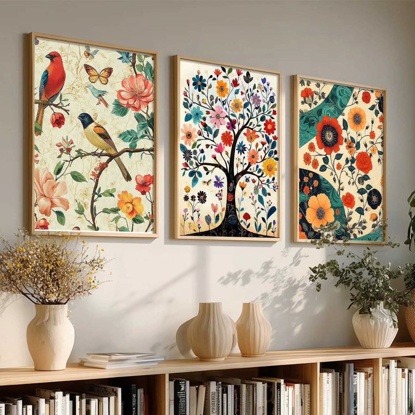 Traditional  Wall  Art  Paintings for Living Room - Wall Poster With frames