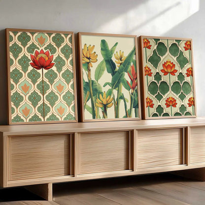Traditional  Wall  Art Paintings for Living Room - Wall Poster With frames